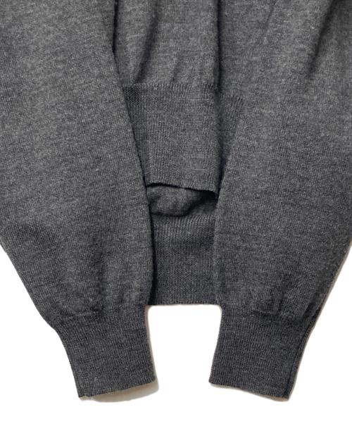 POLO RALPH LAUREN（ポロ・ラルフローレン）POLO RALPH LAUREN (ポロ・ラルフローレン) Vネックウールニット グレー サイズ:Ｍの古着・服飾アイテム