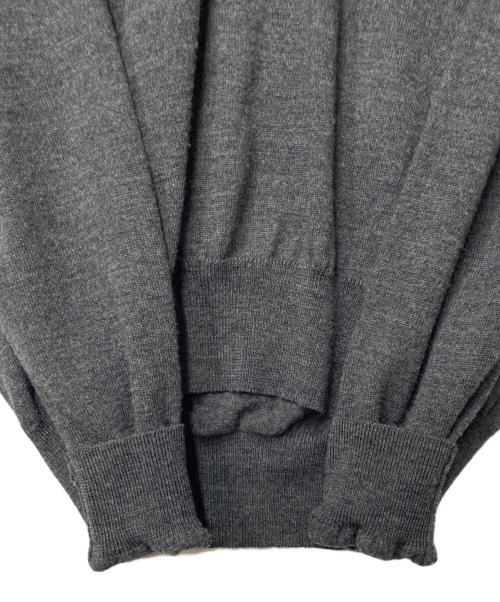 POLO RALPH LAUREN（ポロ・ラルフローレン）POLO RALPH LAUREN (ポロ・ラルフローレン) Vネックウールニット グレー サイズ:Ｍの古着・服飾アイテム