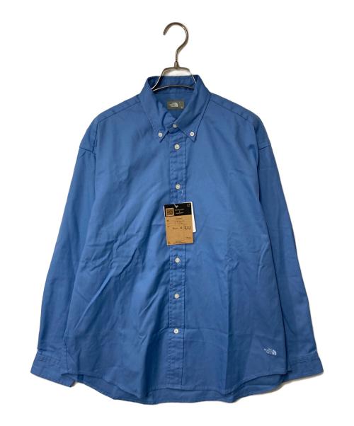 THE NORTH FACE（ザ ノース フェイス）THE NORTH FACE (ザ ノース フェイス) ロングスリーブハーフドームシャツ ブルー サイズ:S 未使用品の古着・服飾アイテム