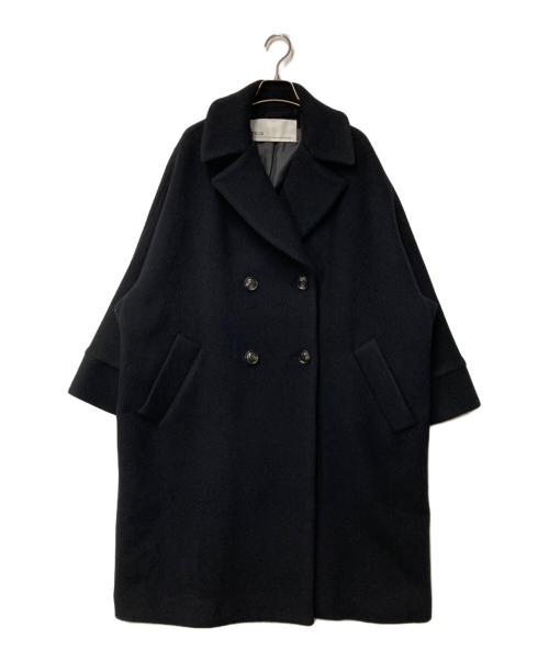 ticca（ティッカ）TICCA (ティッカ) ウールテントコート ブラック サイズ:Fの古着・服飾アイテム