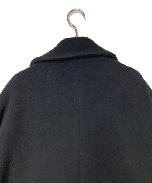 ticca（ティッカ）TICCA (ティッカ) ウールテントコート ブラック サイズ:Fの古着・服飾アイテム