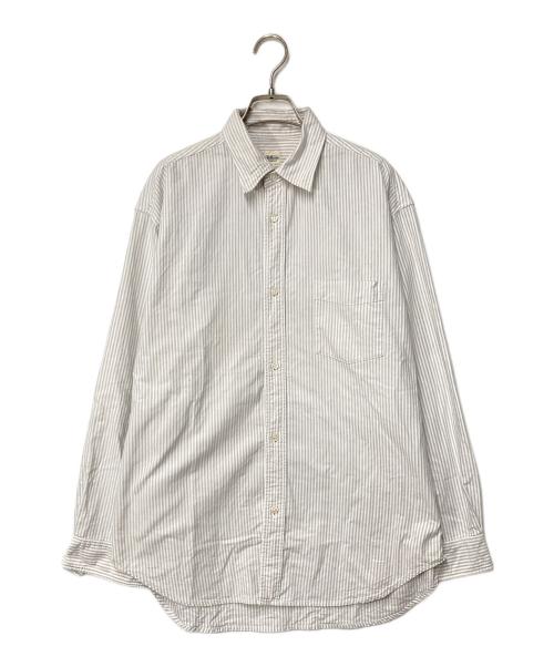 Ron Herman（ロンハーマン）Ron Herman (ロンハーマン) ストライプシャツ ホワイト×グレー サイズ:Ｍの古着・服飾アイテム