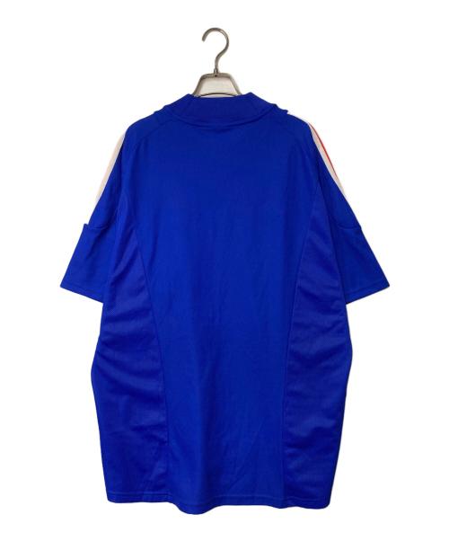 adidas（アディダス）adidas (アディダス) ユニフォームシャツ ブルー サイズ:4XOの古着・服飾アイテム