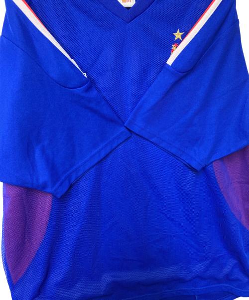 adidas（アディダス）adidas (アディダス) ユニフォームシャツ ブルー サイズ:4XOの古着・服飾アイテム