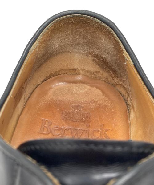 berwick（バーウィック）berwick (バーウィック) プレーントゥシューズ ブラック サイズ:7の古着・服飾アイテム