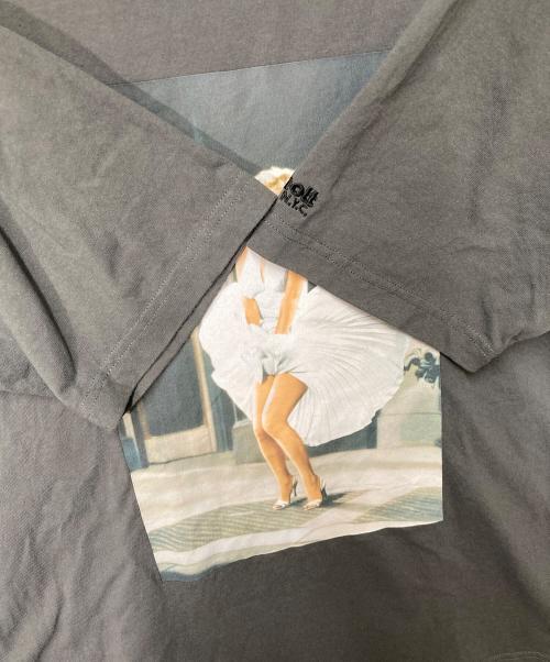 Schott（ショット）Schott (ショット) MARILYN MONROE PHOTO T-SHIRT グレー サイズ:XLの古着・服飾アイテム
