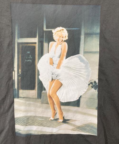 Schott（ショット）Schott (ショット) MARILYN MONROE PHOTO T-SHIRT グレー サイズ:XLの古着・服飾アイテム