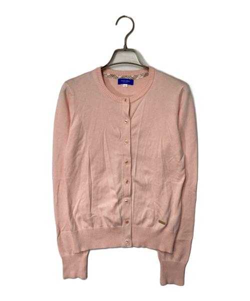 BLUE LABEL CRESTBRIDGE（ブルーレーベルクレストブリッジ）BLUE LABEL CRESTBRIDGE (ブルーレーベルクレストブリッジ) カーディガン ピンク サイズ:38の古着・服飾アイテム
