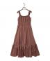 HER LIP TO（ハーリップトゥ）の古着「Double Bow Summer Long Dress」｜ピンク