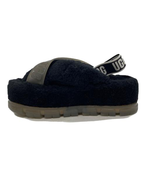 UGG（アグ）UGG (アグ) Fuzzita Clear サンダル ブラック サイズ:USA8/UK6/EU39/JP25の古着・服飾アイテム
