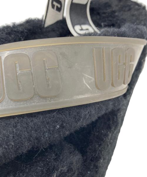 UGG（アグ）UGG (アグ) Fuzzita Clear サンダル ブラック サイズ:USA8/UK6/EU39/JP25の古着・服飾アイテム