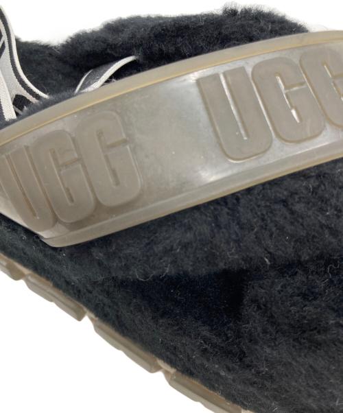 UGG（アグ）UGG (アグ) Fuzzita Clear サンダル ブラック サイズ:USA8/UK6/EU39/JP25の古着・服飾アイテム