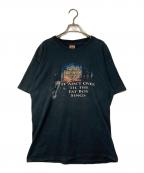 HARLEY-DAVIDSON×Hanesハーレーダビッドソン×ヘインズ）の古着「プリントTシャツ」｜ブラック
