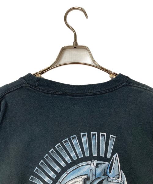 HARLEY-DAVIDSON（ハーレーダビッドソン）HARLEY-DAVIDSON (ハーレーダビッドソン) Hanes (ヘインズ) プリントTシャツ ブラック サイズ:Lの古着・服飾アイテム