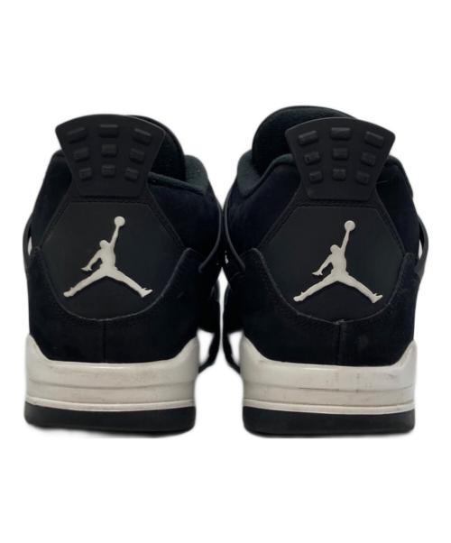 NIKE（ナイキ）NIKE (ナイキ) Air Jordan 4 Retro ブラック サイズ:US9.5/UK8.5/EUR43/cm27.5/BR41/CN275の古着・服飾アイテム