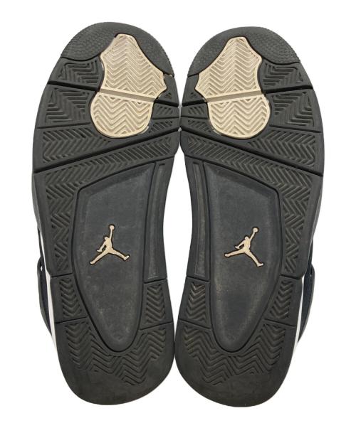 NIKE（ナイキ）NIKE (ナイキ) Air Jordan 4 Retro ブラック サイズ:US9.5/UK8.5/EUR43/cm27.5/BR41/CN275の古着・服飾アイテム