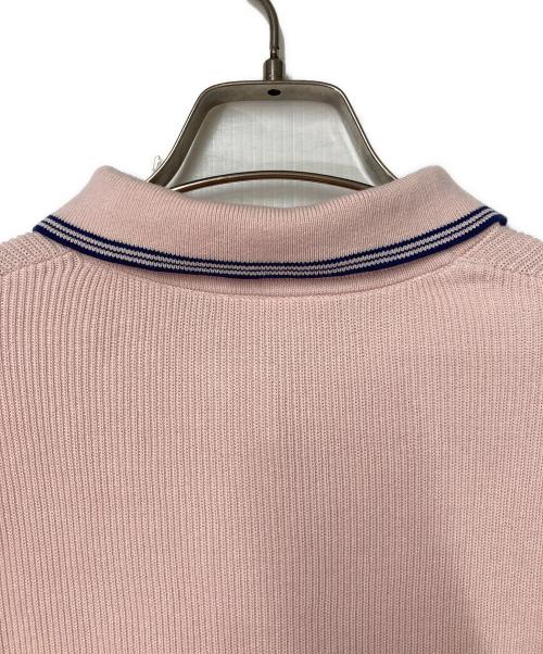 LACOSTE（ラコステ）LACOSTE (ラコステ) コンパクトニットポロシャツ ピンク サイズ:36の古着・服飾アイテム