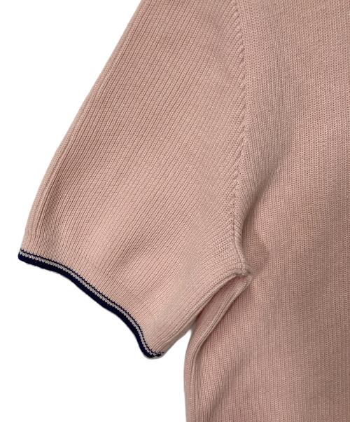 LACOSTE（ラコステ）LACOSTE (ラコステ) コンパクトニットポロシャツ ピンク サイズ:36の古着・服飾アイテム