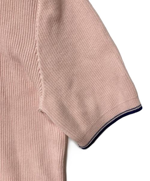 LACOSTE（ラコステ）LACOSTE (ラコステ) コンパクトニットポロシャツ ピンク サイズ:36の古着・服飾アイテム