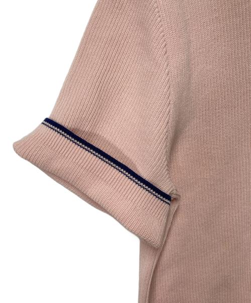 LACOSTE（ラコステ）LACOSTE (ラコステ) コンパクトニットポロシャツ ピンク サイズ:36の古着・服飾アイテム