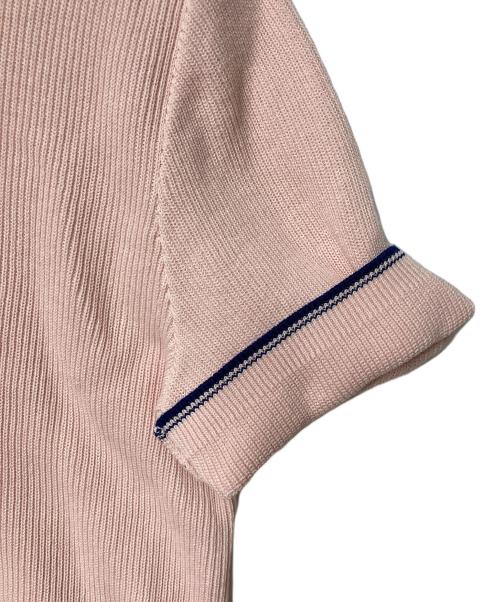 LACOSTE（ラコステ）LACOSTE (ラコステ) コンパクトニットポロシャツ ピンク サイズ:36の古着・服飾アイテム