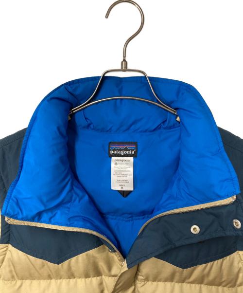 Patagonia（パタゴニア）Patagonia (パタゴニア) Slingshot Down Vest ベージュ サイズ:Mの古着・服飾アイテム