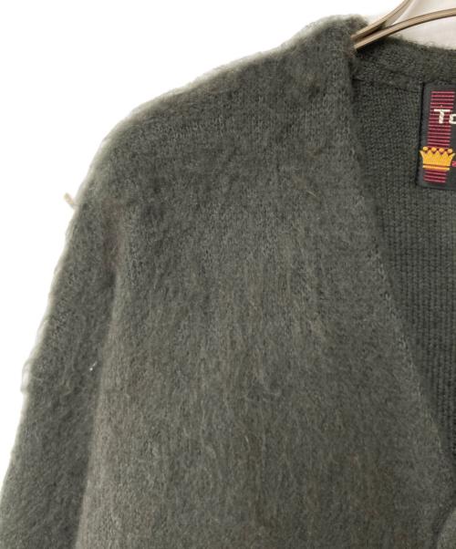 TOWN CRAFT（タウンクラフト）TOWN CRAFT (タウンクラフト) ニットカーディガン オリーブ サイズ:LARGEL(40-42)の古着・服飾アイテム