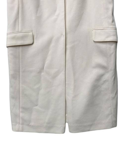 BALLSEY（ボールジィ）BALLSEY (ボールジィ) ドライアムンゼン クルーネックロングジレ ホワイト サイズ:36の古着・服飾アイテム