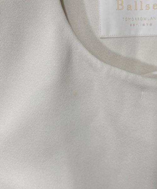 BALLSEY（ボールジィ）BALLSEY (ボールジィ) ドライアムンゼン クルーネックロングジレ ホワイト サイズ:36の古着・服飾アイテム