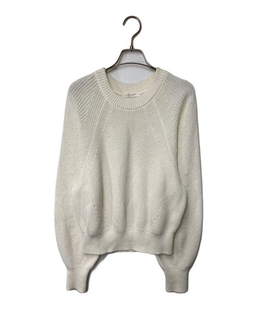 MACPHEE（マカフィー）MACPHEE (マカフィー) ギマコットン クルーネックプルオーバー ホワイト サイズ:Sの古着・服飾アイテム