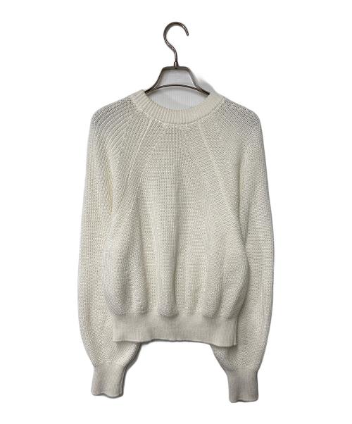 MACPHEE（マカフィー）MACPHEE (マカフィー) ギマコットン クルーネックプルオーバー ホワイト サイズ:Sの古着・服飾アイテム