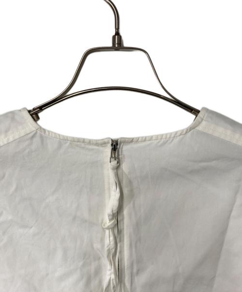 IENA（イエナ）IENA (イエナ) ノーカラーシャーリングブラウス ホワイト サイズ:Freeの古着・服飾アイテム