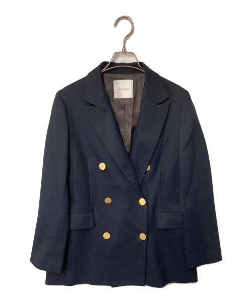 bractment（ブラクトメント）bractment (ブラクトメント) ダブルジャケット ネイビー サイズ:38の古着・服飾アイテム
