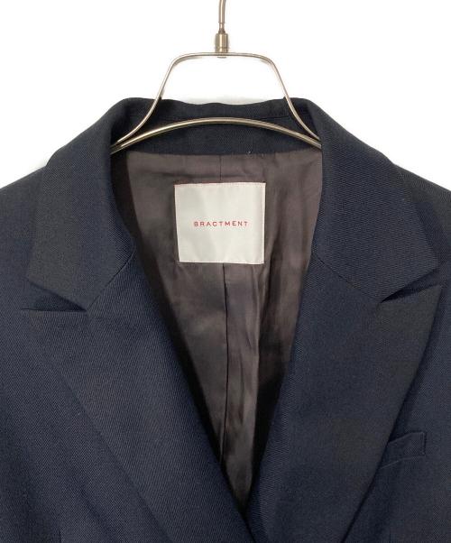 bractment（ブラクトメント）bractment (ブラクトメント) ダブルジャケット ネイビー サイズ:38の古着・服飾アイテム