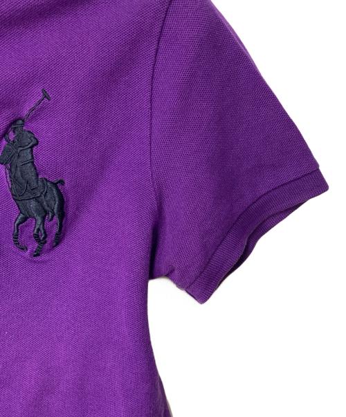 POLO RALPH LAUREN（ポロ・ラルフローレン）POLO RALPH LAUREN (ポロ・ラルフローレン) ビッグポニーポロシャツ パープル サイズ:Sの古着・服飾アイテム