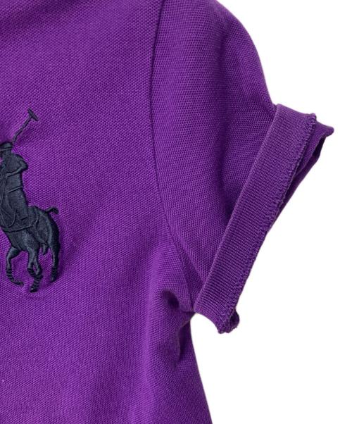POLO RALPH LAUREN（ポロ・ラルフローレン）POLO RALPH LAUREN (ポロ・ラルフローレン) ビッグポニーポロシャツ パープル サイズ:Sの古着・服飾アイテム