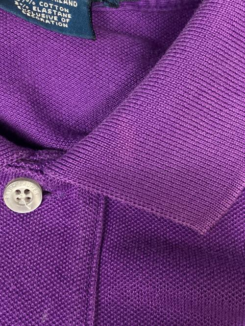 POLO RALPH LAUREN（ポロ・ラルフローレン）POLO RALPH LAUREN (ポロ・ラルフローレン) ビッグポニーポロシャツ パープル サイズ:Sの古着・服飾アイテム