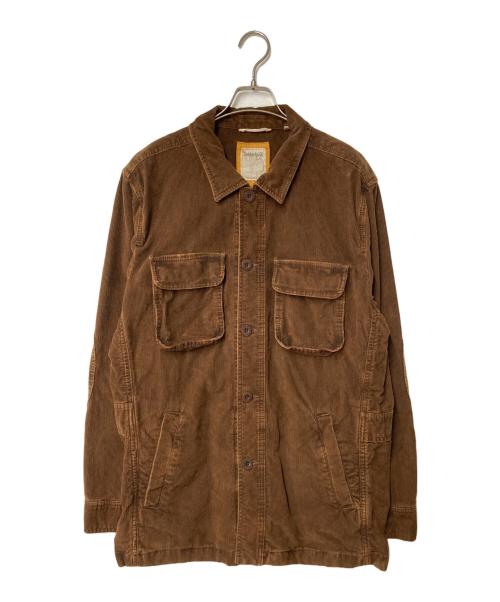 Timberland（ティンバーランド）Timberland (ティンバーランド) コーデュロイカバーオール ブラウン サイズ:L/Gの古着・服飾アイテム