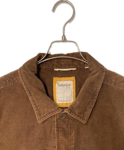 Timberland（ティンバーランド）Timberland (ティンバーランド) コーデュロイカバーオール ブラウン サイズ:L/Gの古着・服飾アイテム
