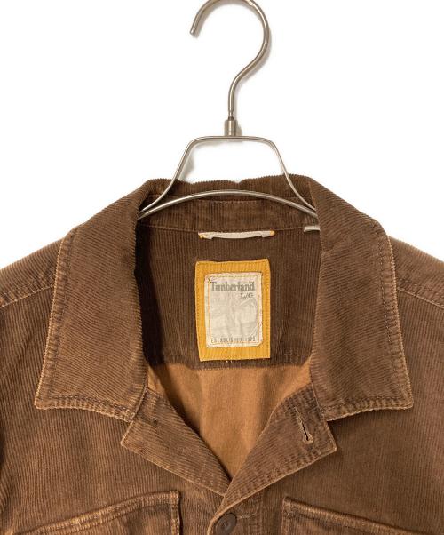 Timberland（ティンバーランド）Timberland (ティンバーランド) コーデュロイカバーオール ブラウン サイズ:L/Gの古着・服飾アイテム