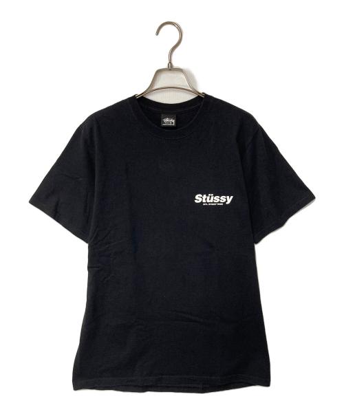 stussy（ステューシー）stussy (ステューシー) プリントTシャツ ブラック サイズ:Sの古着・服飾アイテム