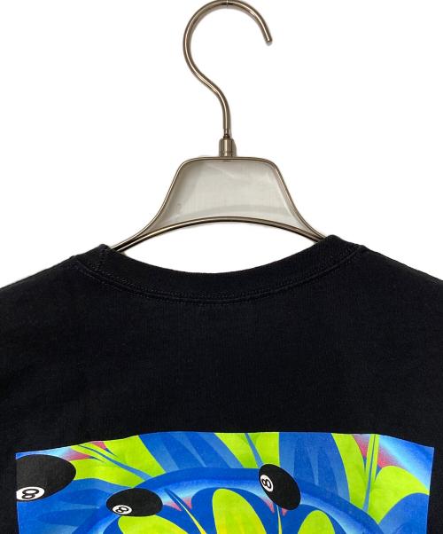 stussy（ステューシー）stussy (ステューシー) プリントTシャツ ブラック サイズ:Sの古着・服飾アイテム