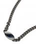 DIESEL (ディーゼル) Red Enamel Chain Necklace 