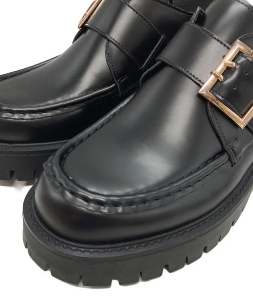 ADRER（アドラー）ADRER (アドラー) Chunky Hybrid Loafer ブラック サイズ:Lの古着・服飾アイテム
