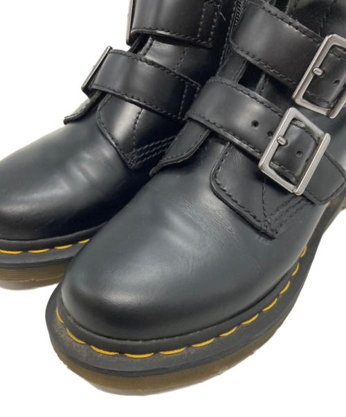 Dr.Martens（ドクターマーチン）Dr.Martens (ドクターマーチン) ベルトブーツ ブラック サイズ:UK4の古着・服飾アイテム