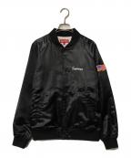 SUPREME×BETTY BOOPシュプリーム×ベティー・ブープ）の古着「Satin Club Jacket」｜ブラック