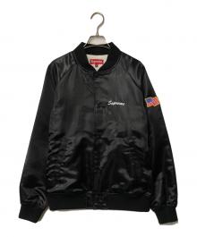 SUPREME×BETTY BOOP（シュプリーム×ベティー・ブープ）の古着「Satin Club Jacket」｜ブラック