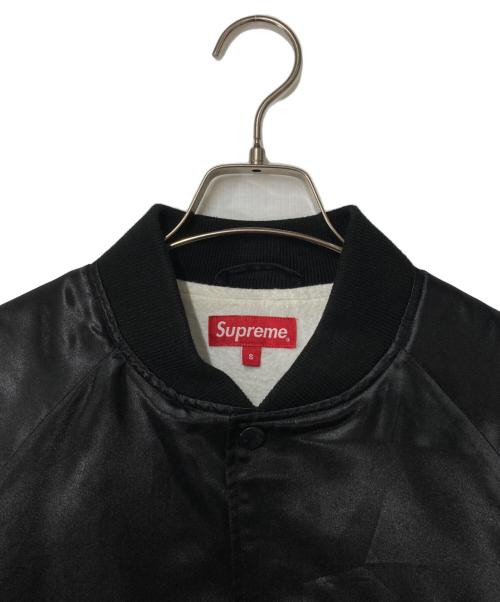 SUPREME（シュプリーム）SUPREME (シュプリーム) BETTY BOOP (ベティー・ブープ) Satin Club Jacket ブラック サイズ:Sの古着・服飾アイテム