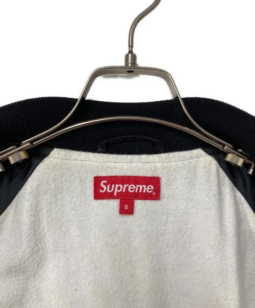 SUPREME（シュプリーム）SUPREME (シュプリーム) BETTY BOOP (ベティー・ブープ) Satin Club Jacket ブラック サイズ:Sの古着・服飾アイテム