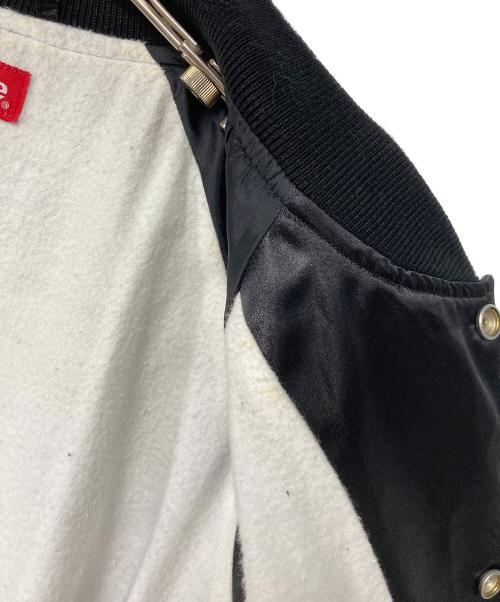 SUPREME（シュプリーム）SUPREME (シュプリーム) BETTY BOOP (ベティー・ブープ) Satin Club Jacket ブラック サイズ:Sの古着・服飾アイテム